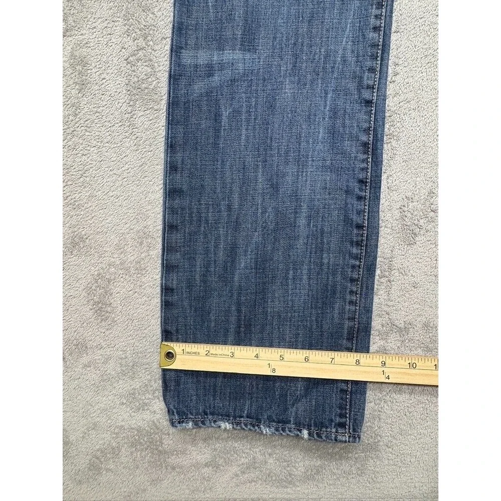 Rock & Republic‎ Straight Jeans Mens Blue Measured 29x31 Denim Embroidered